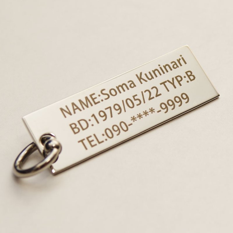 画像5: 【刻印対応】名入れ代込み スターオブライフ GUARD ｜ ワンポイントIDプレート ステンレス ネックレス (5)