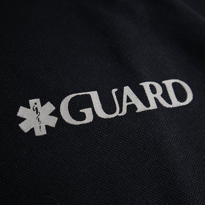 画像6: 【アウトレット】GUARD×SY32 CRAZY POLO 切替デザイン ポロシャツ  (6)