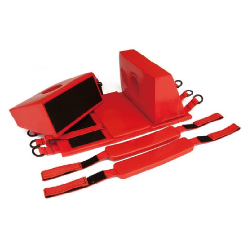 画像4: 【送料無料】スパインボード3点セット (スパインボード・頭部固定具・患者固定ベルト3本） (4)