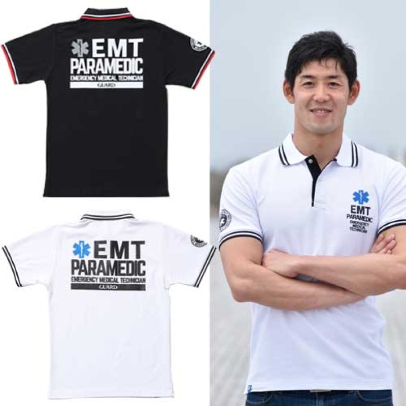 画像5: 【アウトレット】EMTドライカノコ ライン入りポロシャツ (5)