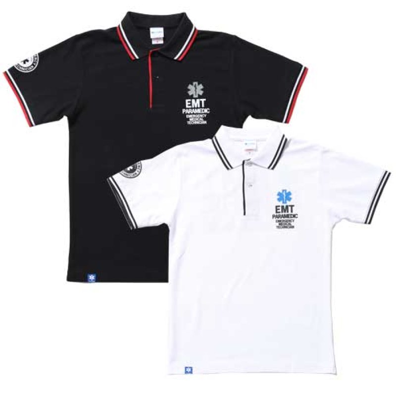 画像4: 【アウトレット】EMTドライカノコ ライン入りポロシャツ (4)