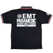 画像3: 【アウトレット】EMTデザイン ドライ鹿の子 ライン入りポロシャツ | EMT PARAMEDIC (3)