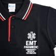 画像4: 【アウトレット】EMTデザイン ドライ鹿の子 ライン入りポロシャツ | EMT PARAMEDIC (4)