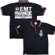 画像1: 【アウトレット】EMTデザイン ドライ鹿の子 ライン入りポロシャツ | EMT PARAMEDIC (1)
