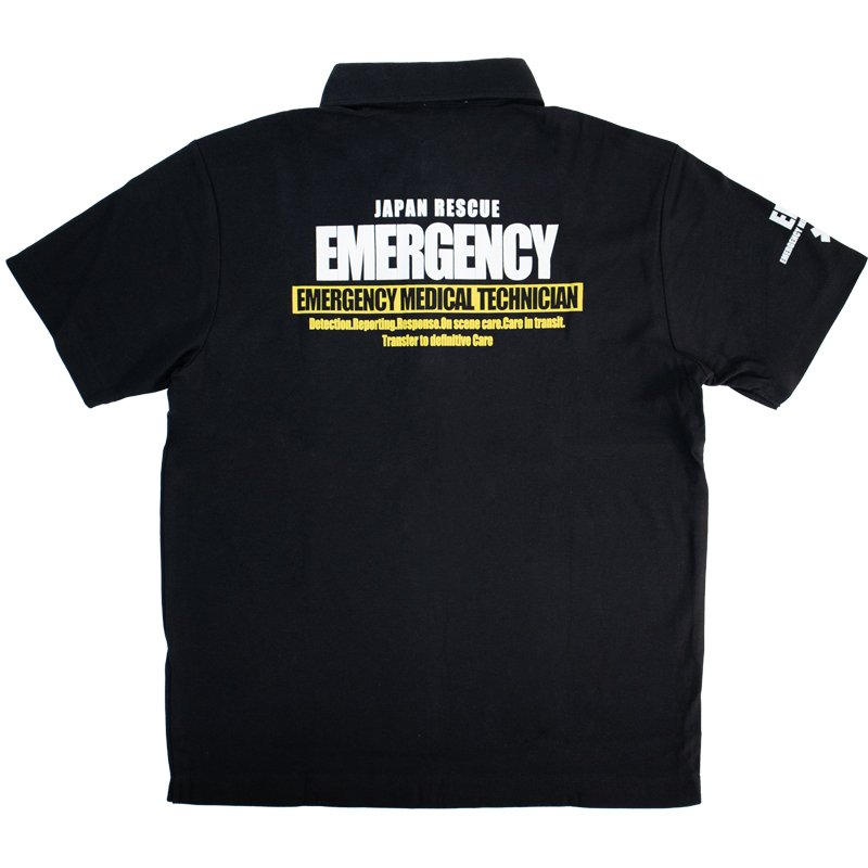 画像3: EMERGENCYデザイン 鹿の子ボタンダウンポロシャツ (3)