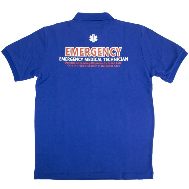 画像5: 【アウトレット】 EMERGENCYデザイン 鹿の子ポロシャツ (5)