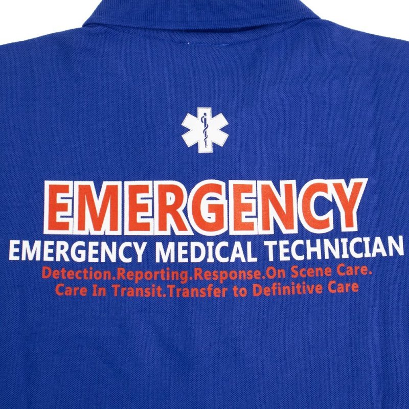 画像7: 【アウトレット】 EMERGENCYデザイン 鹿の子ポロシャツ (7)