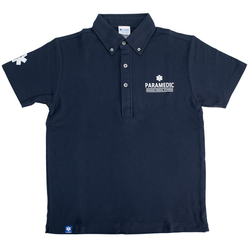 画像6: PARAMEDICデザイン 鹿の子 ボタンダウンポロシャツ (6)