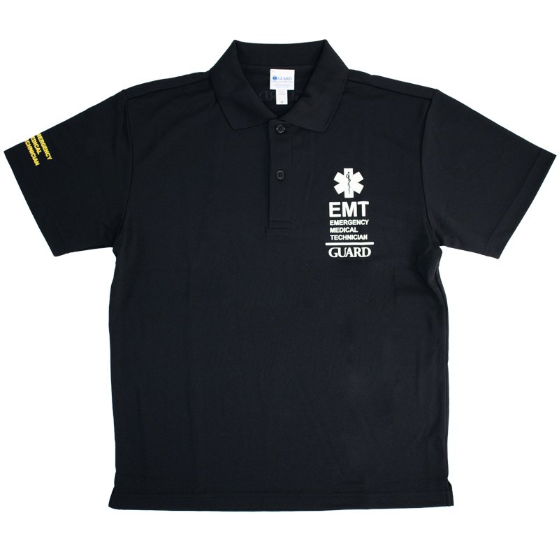 画像4: EMTデザイン  ドライ素材ポロシャツ | STAR OF LIFE【カスタムオーダー対応可】 (4)