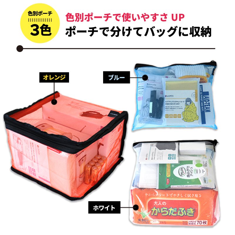 画像2: GUARD 防水バケットバッグ  防災セット (2)