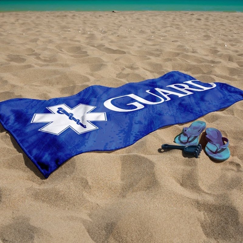 画像3: GUARD スターオブライフ｜マイクロファイバーバスタオル（ブルー） (3)