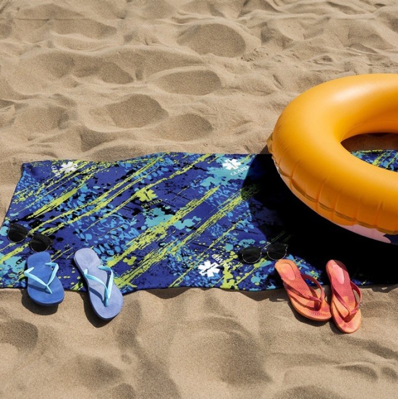 画像4: GUARD スターオブライフ｜マイクロファイバーバスタオル（ブルー） (4)