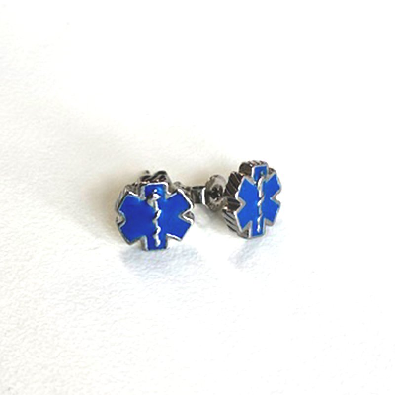 画像2: スターオブライフ　サージカルステンレス ピアス (2)