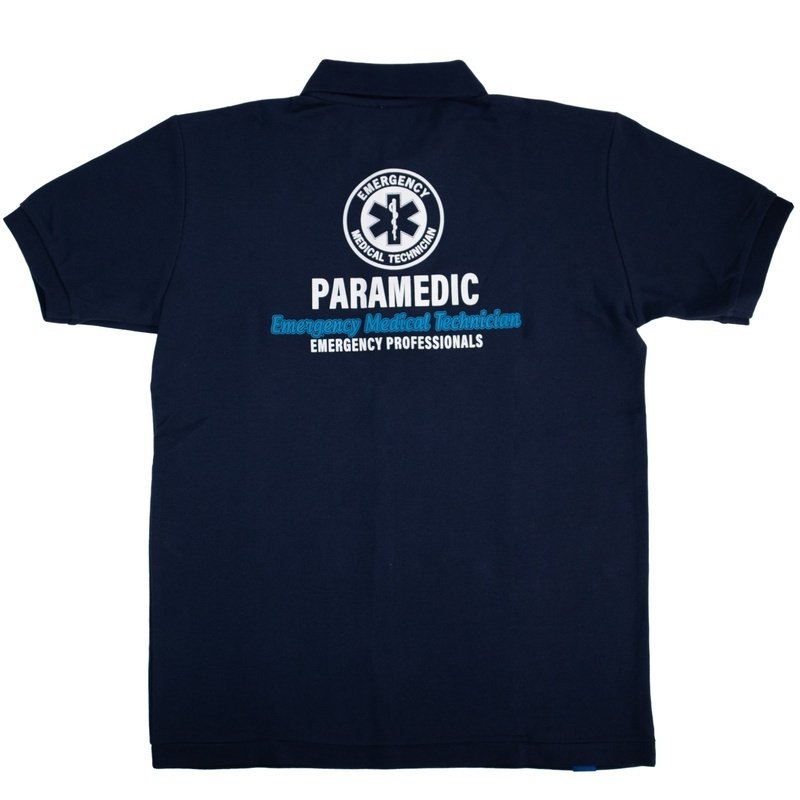 画像5: PARAMEDICデザイン 鹿の子ポロシャツ | Emergency Medical Technician (5)