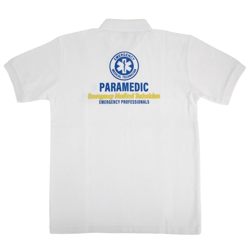 画像3: PARAMEDICデザイン 鹿の子ポロシャツ | Emergency Medical Technician (3)