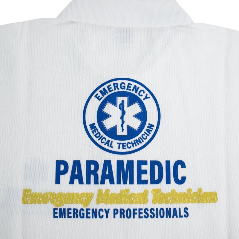 画像9: PARAMEDICデザイン 鹿の子ポロシャツ | Emergency Medical Technician (9)