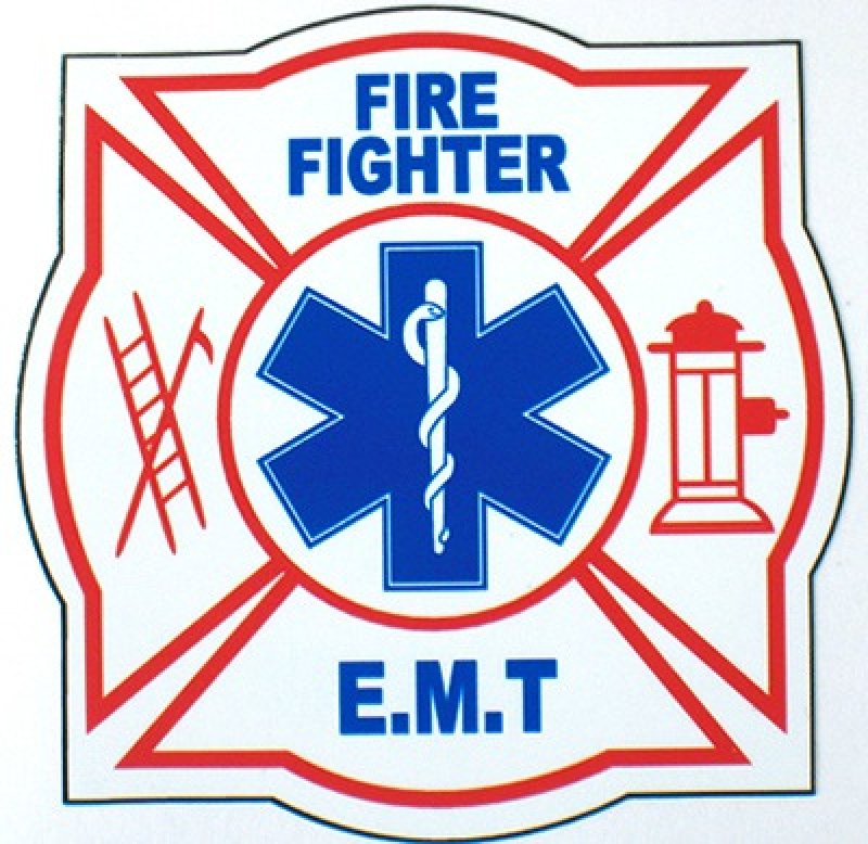 画像1: 【ネコポス対象商品】 FIRE FIGHTER ステッカー (1)