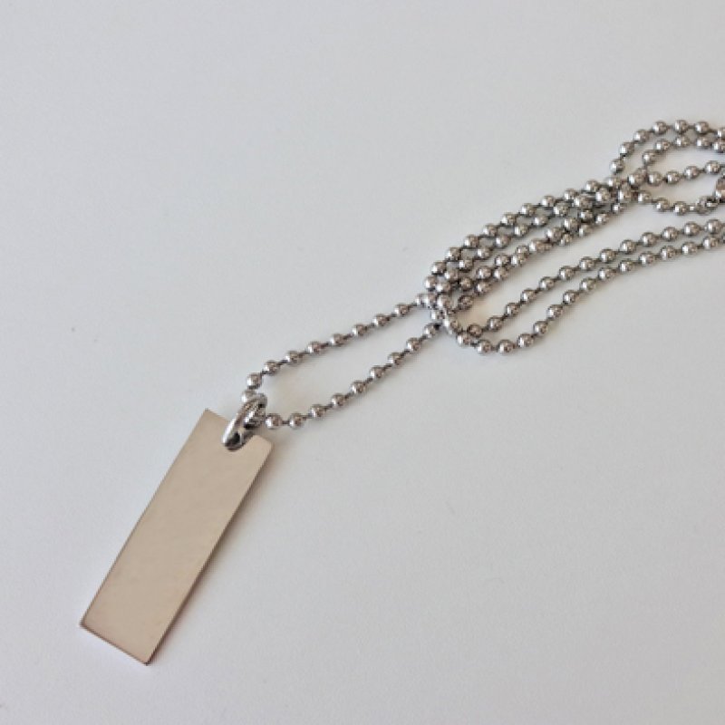 画像2: 【刻印対応】名入れ代込み スターオブライフ GUARD ｜ ワンポイントIDプレート ステンレス ネックレス (2)