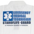 画像5: 【アウトレット】STAR OF LIFEデザイン レイヤード風 鹿の子ポロシャツ | emergency medical technician (5)