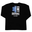 画像1: 長袖 ロングＴシャツ／スターオブライフ  EMT 救急救命士 (1)