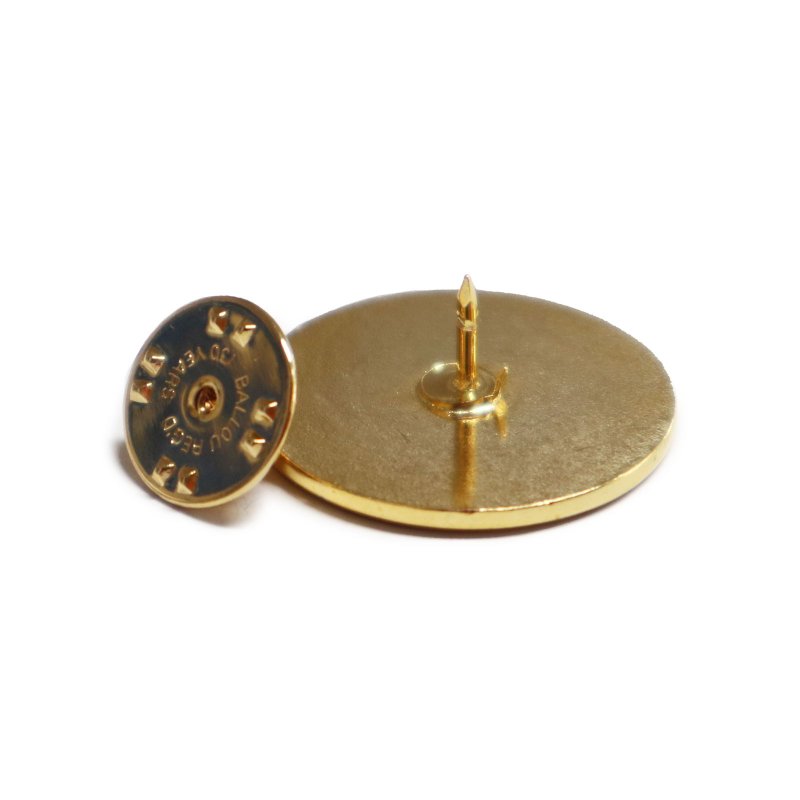 画像3: スターオブライフ 円形EMTピンズ バッジ  レッド (3)