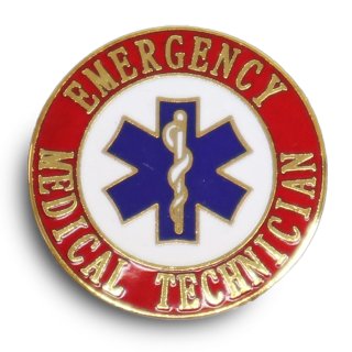 スターオブライフ EMTニューヨーク州保健局ピンズバッジ