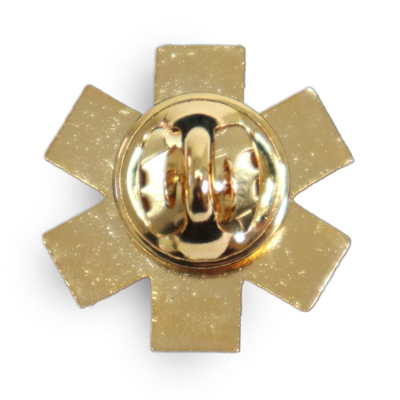 画像2: 【ネコポス対象商品】スターオブライフピンズ バッジ   ゴールド (2)