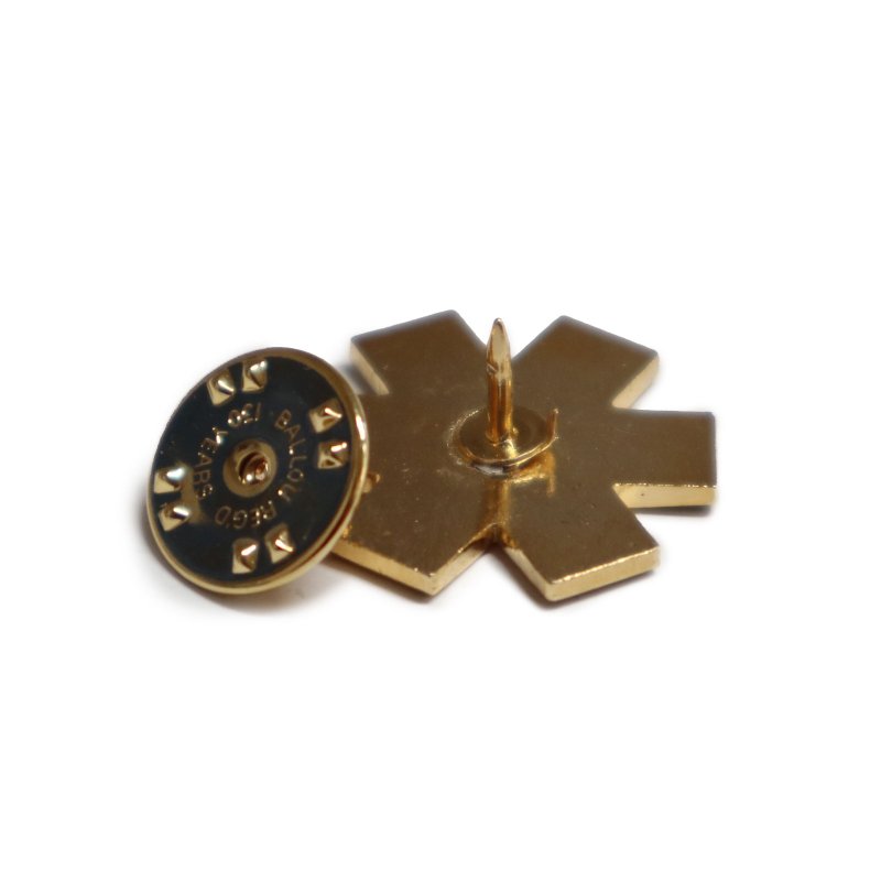 画像3: 【ネコポス対象商品】スターオブライフピンズ バッジ   ゴールド (3)