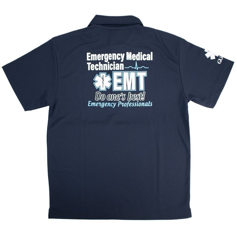 画像3: EMTデザイン ドライ素材ポロシャツ | Do one's best (3)