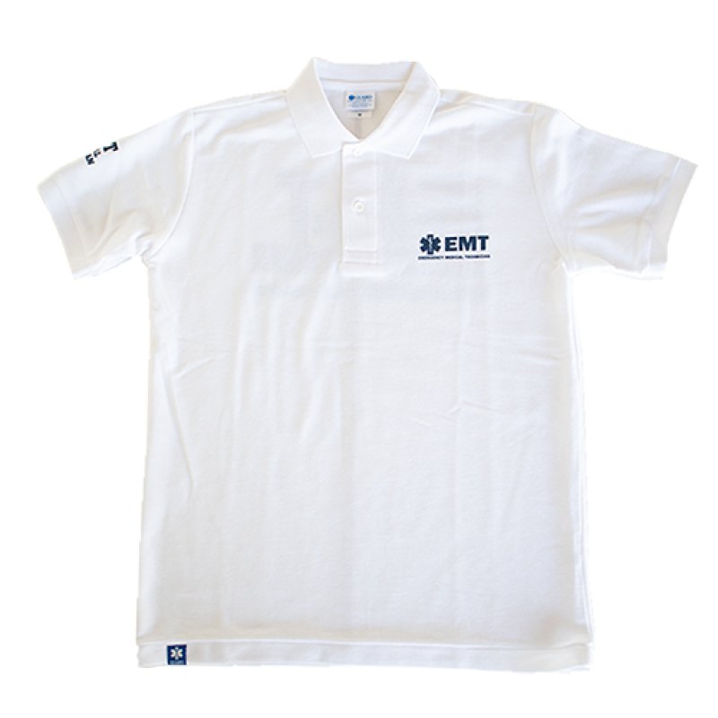 画像2: GUARD 鹿の子ポロシャツ PARAMEDICデザイン (2)