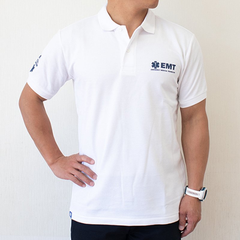 画像3: GUARD 鹿の子ポロシャツ PARAMEDICデザイン (3)