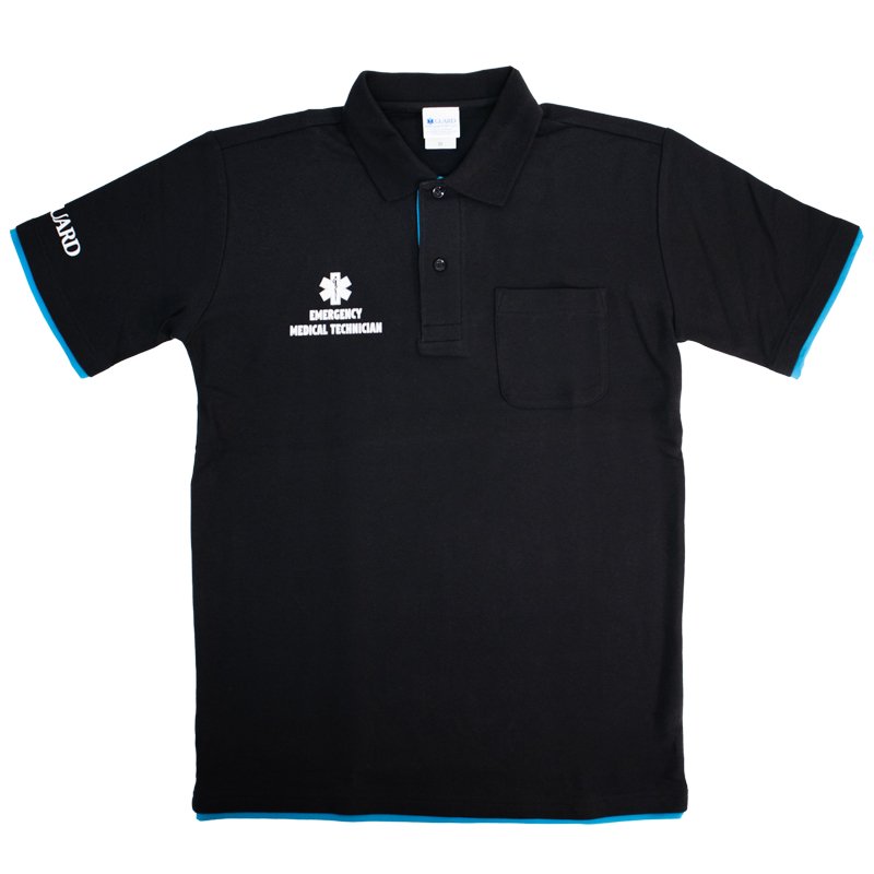 画像4: EMTデザイン レイヤード風 鹿の子ポロシャツ | EMT PARAMEDIC (4)