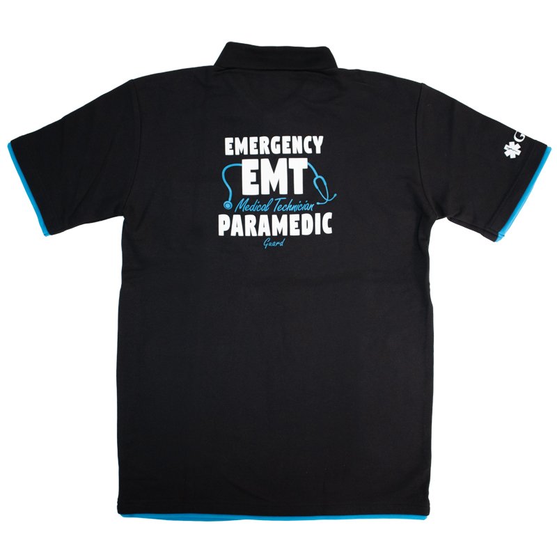 画像5: EMTデザイン レイヤード風 鹿の子ポロシャツ | EMT PARAMEDIC (5)