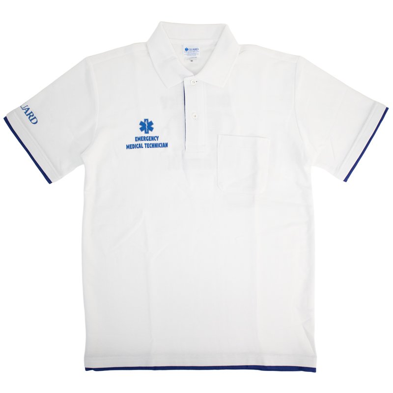 画像2: EMTデザイン レイヤード風 鹿の子ポロシャツ | EMT PARAMEDIC (2)