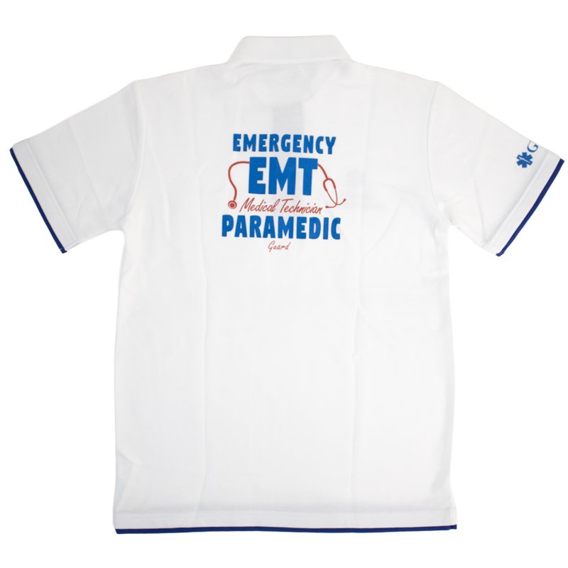 画像3: EMTデザイン レイヤード風 鹿の子ポロシャツ | EMT PARAMEDIC (3)