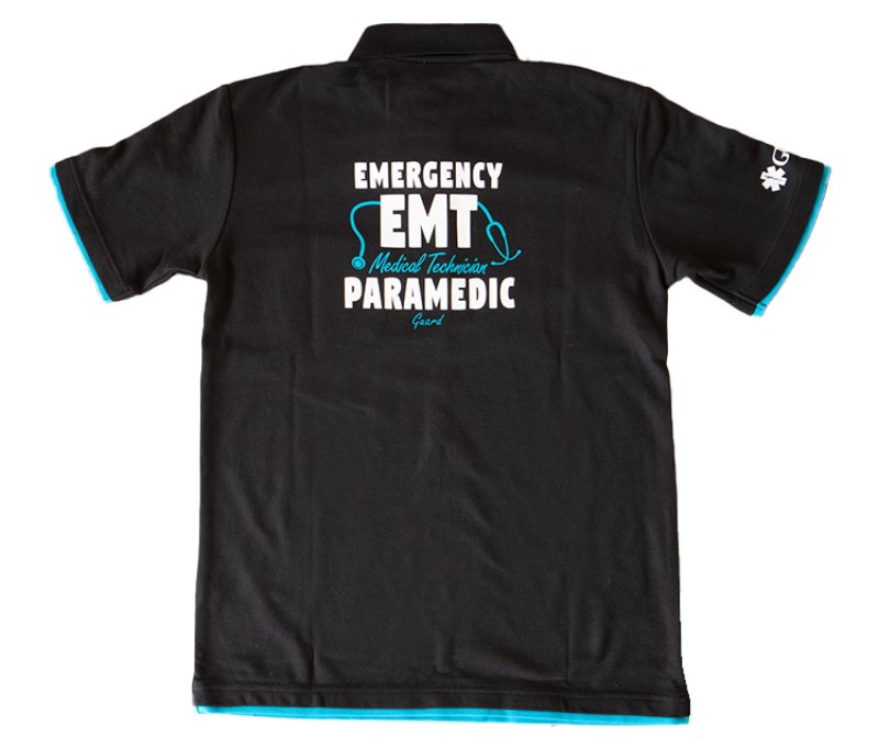 画像2: 重ね着風レイヤードポロシャツ／スターオブライフ (2)