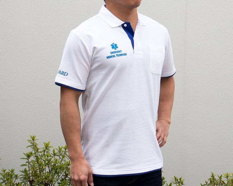 画像7: 重ね着風レイヤードポロシャツ／スターオブライフ (7)