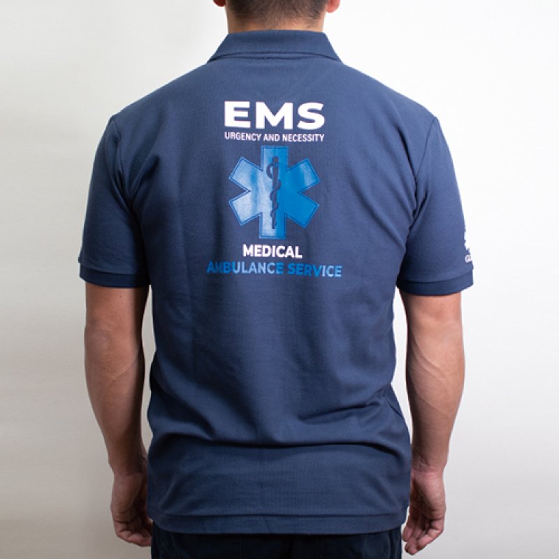 画像6: EMSデザイン  鹿の子ポロシャツ POL-304 (6)