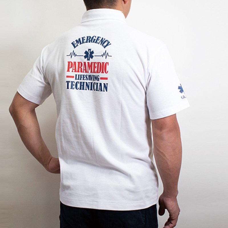 画像6: PARAMEDIC  ドライ鹿の子ボタンダウンポロシャツ POL-305 (6)